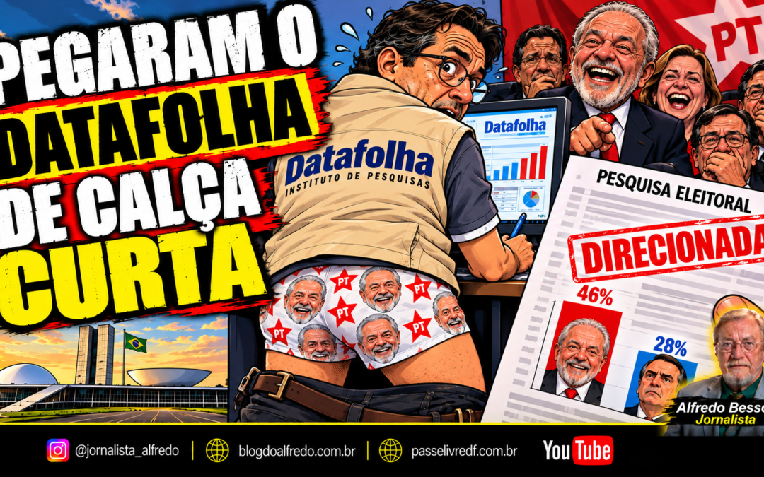 Você é burro o suficiente para continuar acreditando no Datafolha?